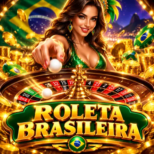 Mesa de roleta ao vivo com crupiê brasileira girando a roda e fichas sobre o pano verde